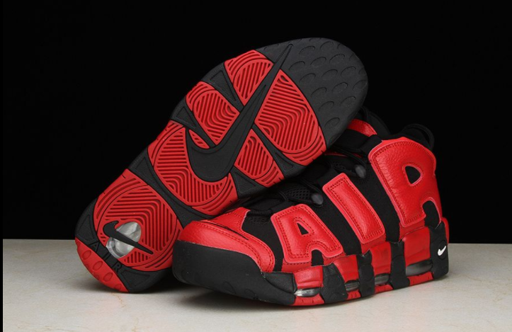 Nike Air More Uptempo QS Red Black